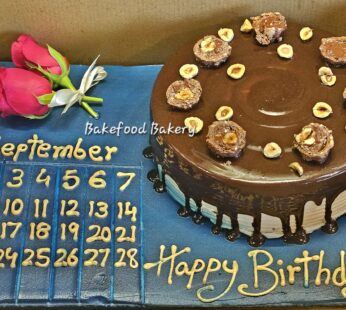 Ferrero Rocher Birthday Month Cake