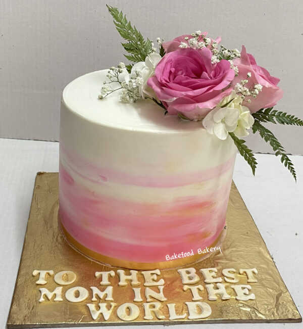 Rose Flower Pink cake