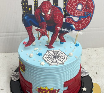 Spiderman Boom cake