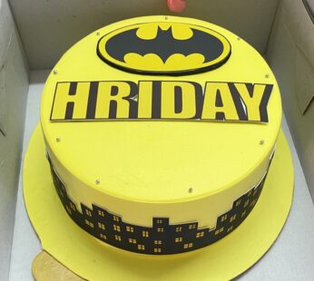 Batman Logo Cake