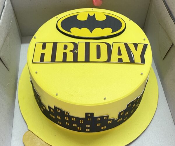 Batman Logo Cake