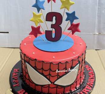 Spiderman Star cake