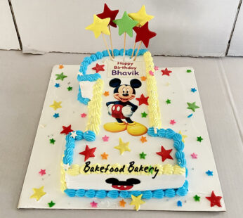 Micky Mouse 1st Birthday Cake