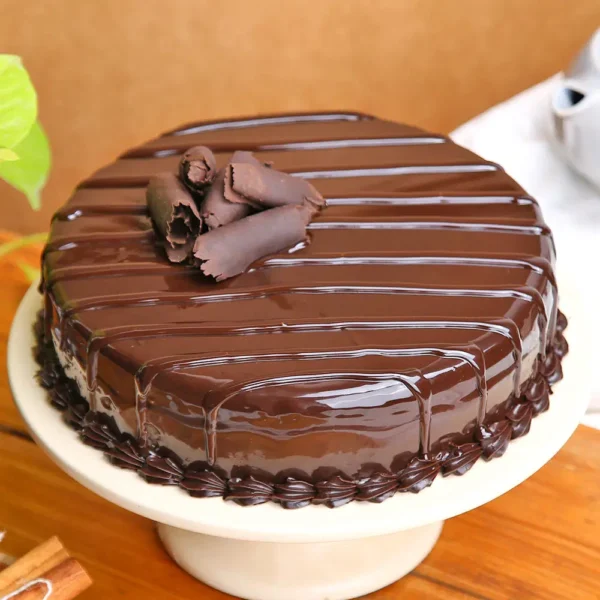 Rich Chocolate Truffle Cake