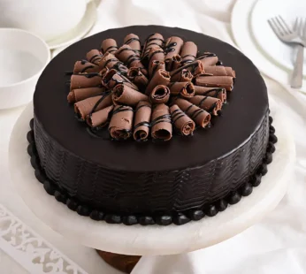 Roll Up Chocolate Truffle Cake