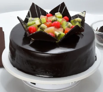 Chocolate Fruit Gateau Cake