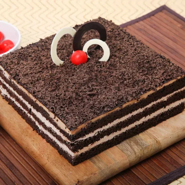 Choco Cherry Black Forest Square Cake