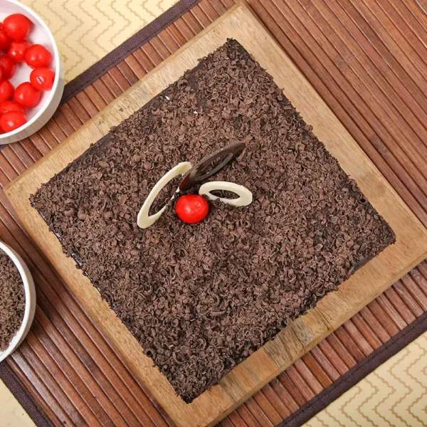 Choco Cherry Black Forest Square Cake