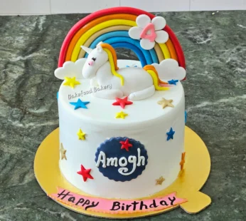 Unicorn Rainbow Figure Cake