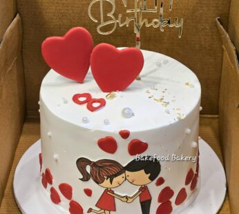 Couple Love Cake