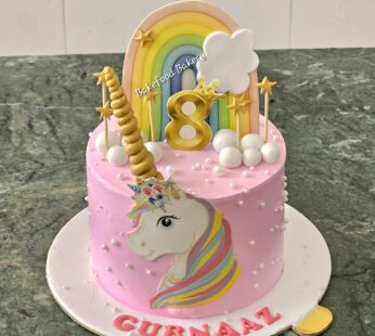 Unicorn Horn Cake